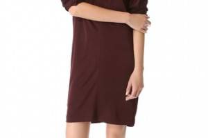 T by Alexander Wang Knit Long Sleeve Dress