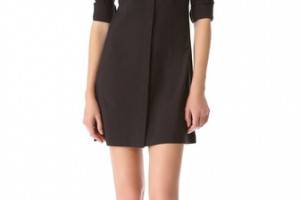 T by Alexander Wang Shirtdress with Collar Pin