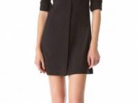 T by Alexander Wang Shirtdress with Collar Pin