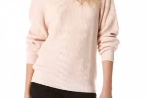 T by Alexander Wang Techy Slick Rib Sweater