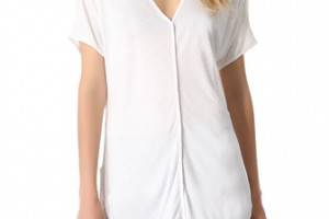 T by Alexander Wang V Neck Tee