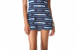 Tbags Los Angeles Scoop Neck Mini Dress