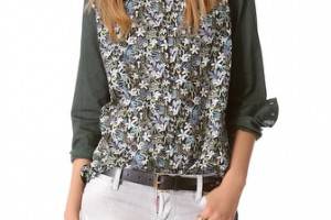 Tess Giberson Liberty Print Shirt