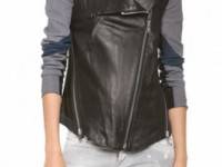 Tess Giberson Pieced Leather Jacket