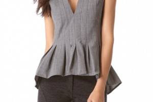 Thakoon Seamed Waist Top