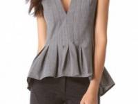 Thakoon Seamed Waist Top