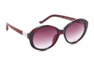 The Row Leather Jackie O Sunglasses