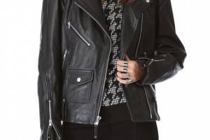 Theory Dalayan Leather Jacket