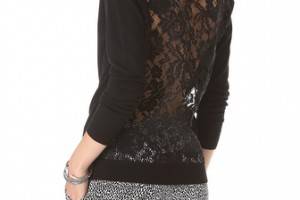 Theory Jaidyn Lace Pullover