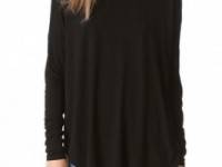 Three Dots Relaxed Shirttail Top