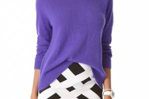 Tibi 3/4 Sleeve Pullover