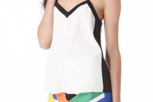 Tibi Colorblock Cami