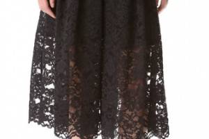 Tibi Lace Party Skirt