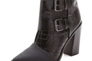 Tibi Piper Chunky Heel Booties