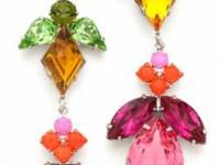 TOM BINNS Crystal Drop Earrings