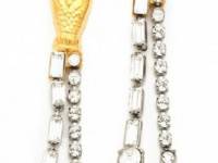 TOM BINNS Crystal Snake Earrings