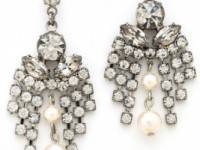 TOM BINNS Grande Dame Crystal Earrings