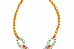 TOM BINNS Neon Crystal Necklace