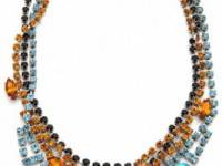 TOM BINNS Topaz &amp; Crystal Tangled Necklace