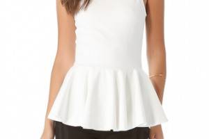 Torn by Ronny Kobo Heidi Peplum Top