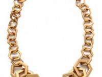 Tory Burch Hexagon Link Necklace