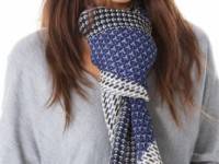 Tory Burch Moon Dot Mix Print Scarf