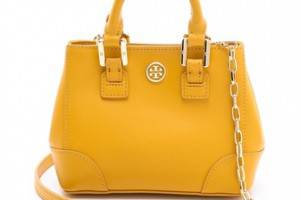 Tory Burch Robinson Shrunken Square Tote