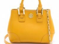 Tory Burch Robinson Shrunken Square Tote