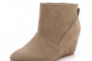 Twelfth St. by Cynthia Vincent Gwen Embossed Wedge Booties