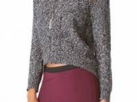 Twelfth St. by Cynthia Vincent Zip Back Melange Sweater