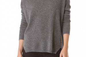 Velvet Evelina Cashmere Hi Lo Top