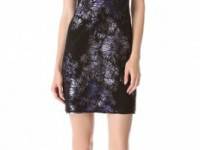 Vera Wang Collection Sleeveless Chantilly Dress