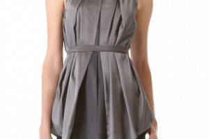 Vera Wang Collection Sleeveless Tank with Embroidery Detail