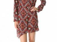 Veronica Beard Long Sleeve Printed Dress