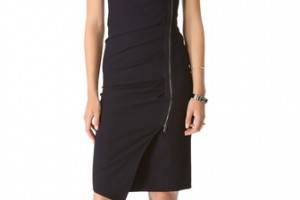 Veronica Beard Short Sleeve Zip Up Dress