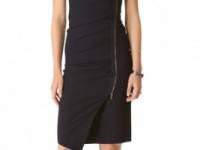 Veronica Beard Short Sleeve Zip Up Dress