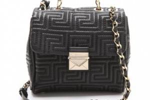 Versace Leather Quilted Cross Body Bag