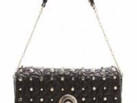 Versace Studded Quilted Leather Bag