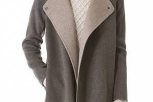 Vince Asymmetrical Shirttail Coat