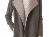 Vince Asymmetrical Shirttail Coat