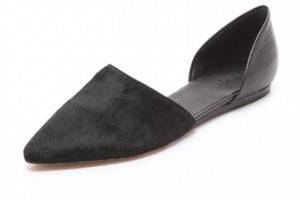 Vince Nina Haircalf d'Orsay Flats