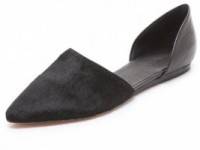 Vince Nina Haircalf d&#039;Orsay Flats