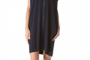 Vince Split Neck Dress