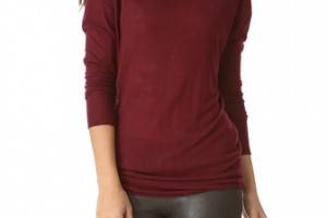 Vince Twisted Tunic Sweater