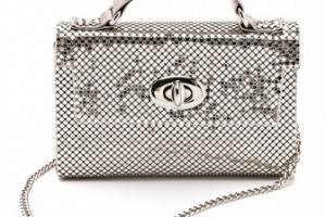 Whiting & Davis Chain Mail Mini Clutch