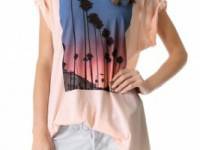 Wildfox Canyon Palms Oversized Tee