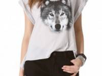 Wildfox Grey Wolf Tee