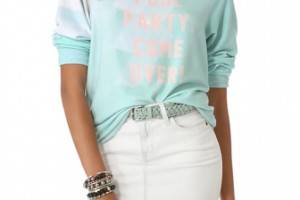 Wildfox Pool Party Baggy Beach Sweatshirt