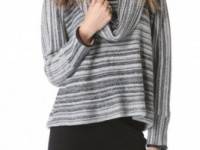 Yigal Azrouel Boucle Cowl Neck Sweater