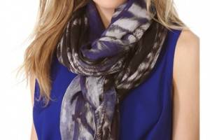 Yigal Azrouel Python Print Scarf